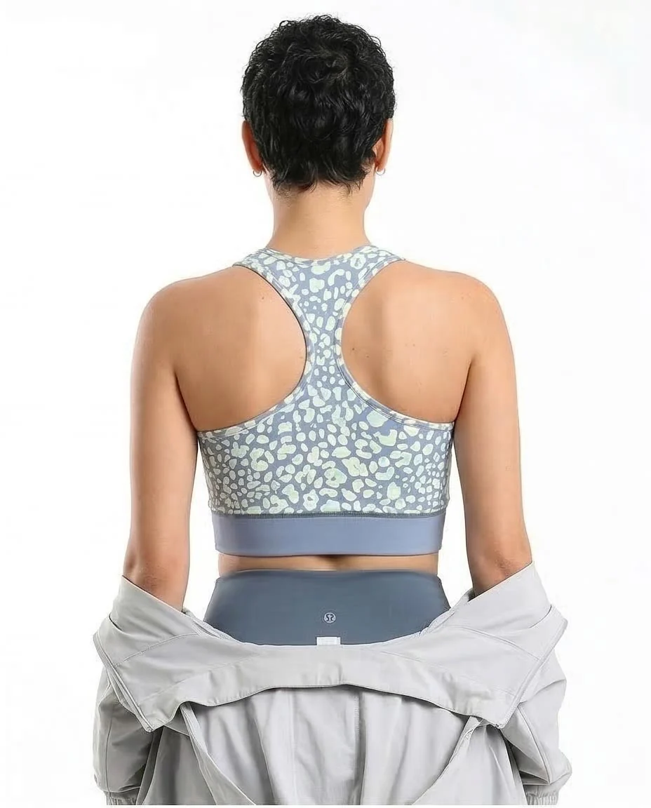 Ravin High-Impact Leopard Print Sports Bra with Racerback & Under-Bust Band - 98073 - Image 2