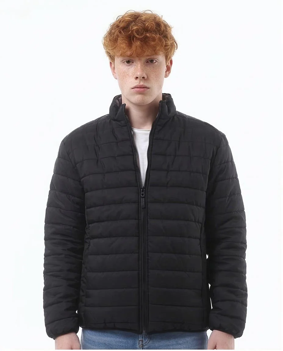 Ravin Men’s Lightweight Quilted Puffer Jacket – Black - O173259