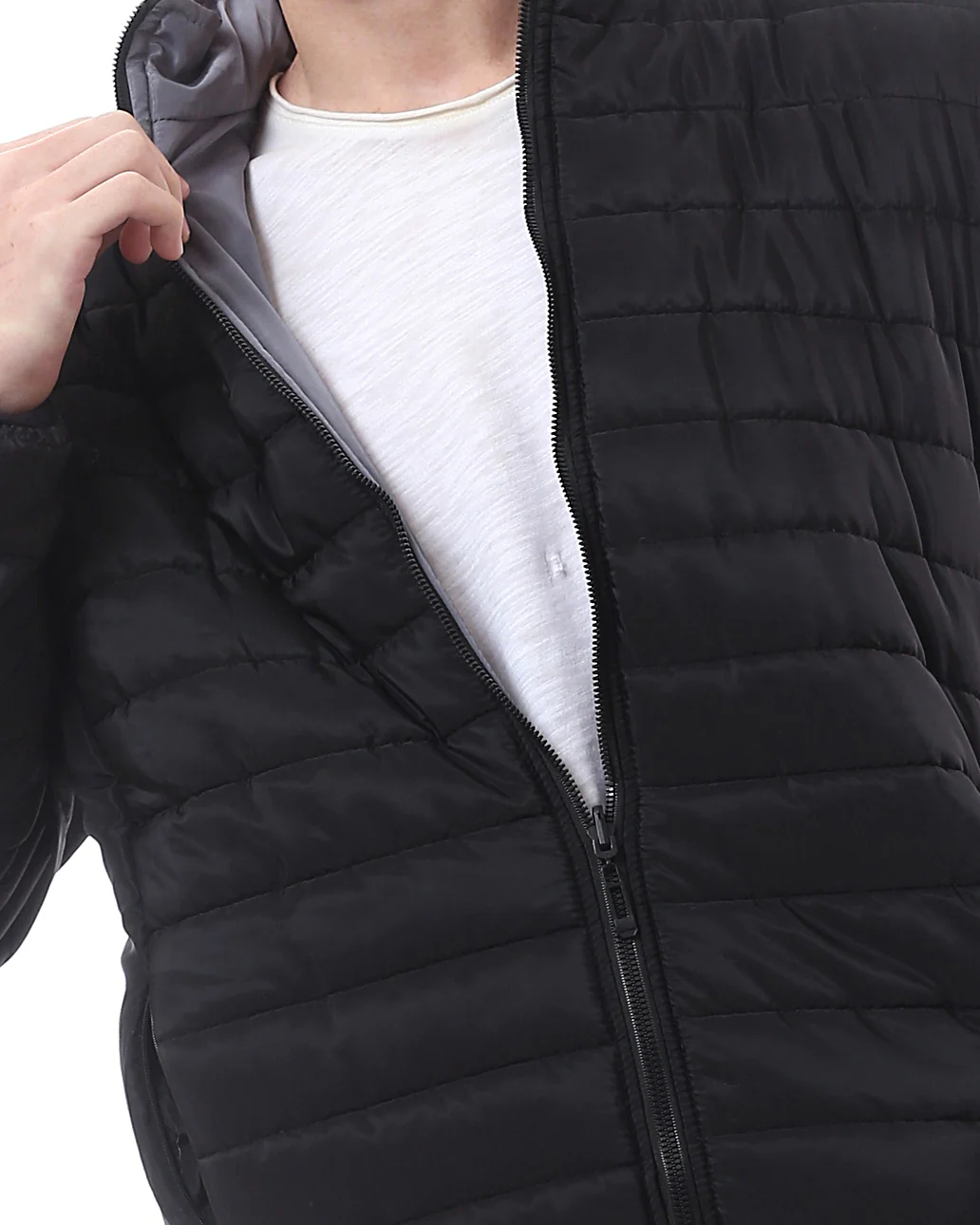 Ravin Men’s Lightweight Quilted Puffer Jacket – Black - O173259 - Image 4