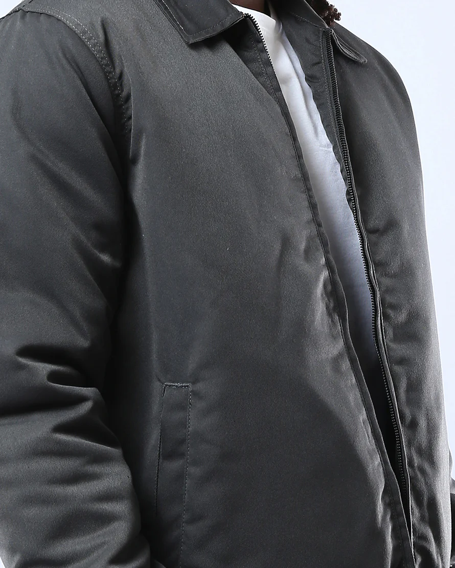 Ravin Men's Zip-Front Twill Workwear Jacket - Charcoal - O174463 - Image 4