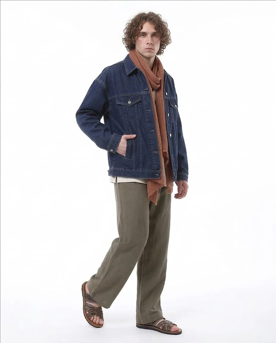 Ravin Men's Oversized Dark Wash Denim Jacket – Indigo Edition - o174496 - Image 5