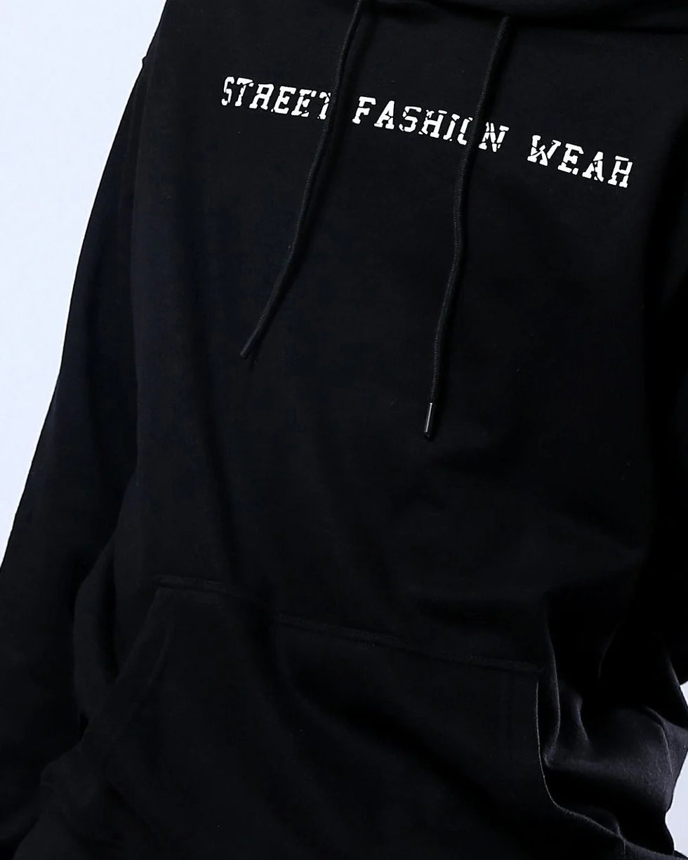RAVIN | "STREET BOYS" Distressed Oversized Hoodie - o178923 - Image 4
