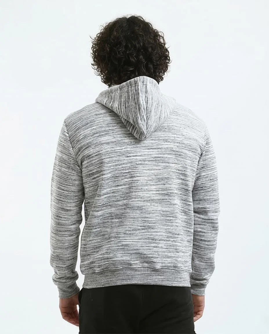 Ravin Men’s Space-Dye Sherpa-Lined Zip-Up Hoodie - o180398 - Image 2