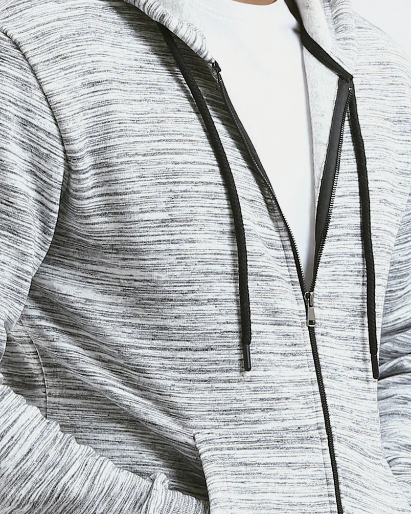 Ravin Men’s Space-Dye Sherpa-Lined Zip-Up Hoodie - o180398 - Image 4