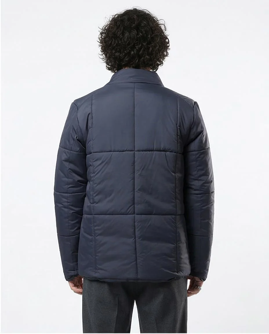 Ravin Men’s Essential Lightweight Quilted Puffer Jacket - Dark Grey - O180579 - Image 2