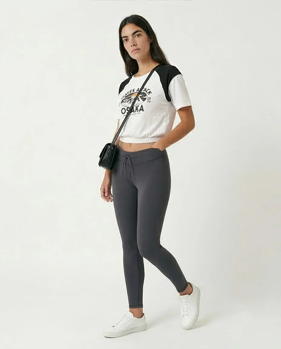 Ravin | Women’s Osaka "Waves Attack" Raglan Graphic Tee - White - O189283 - Image 5