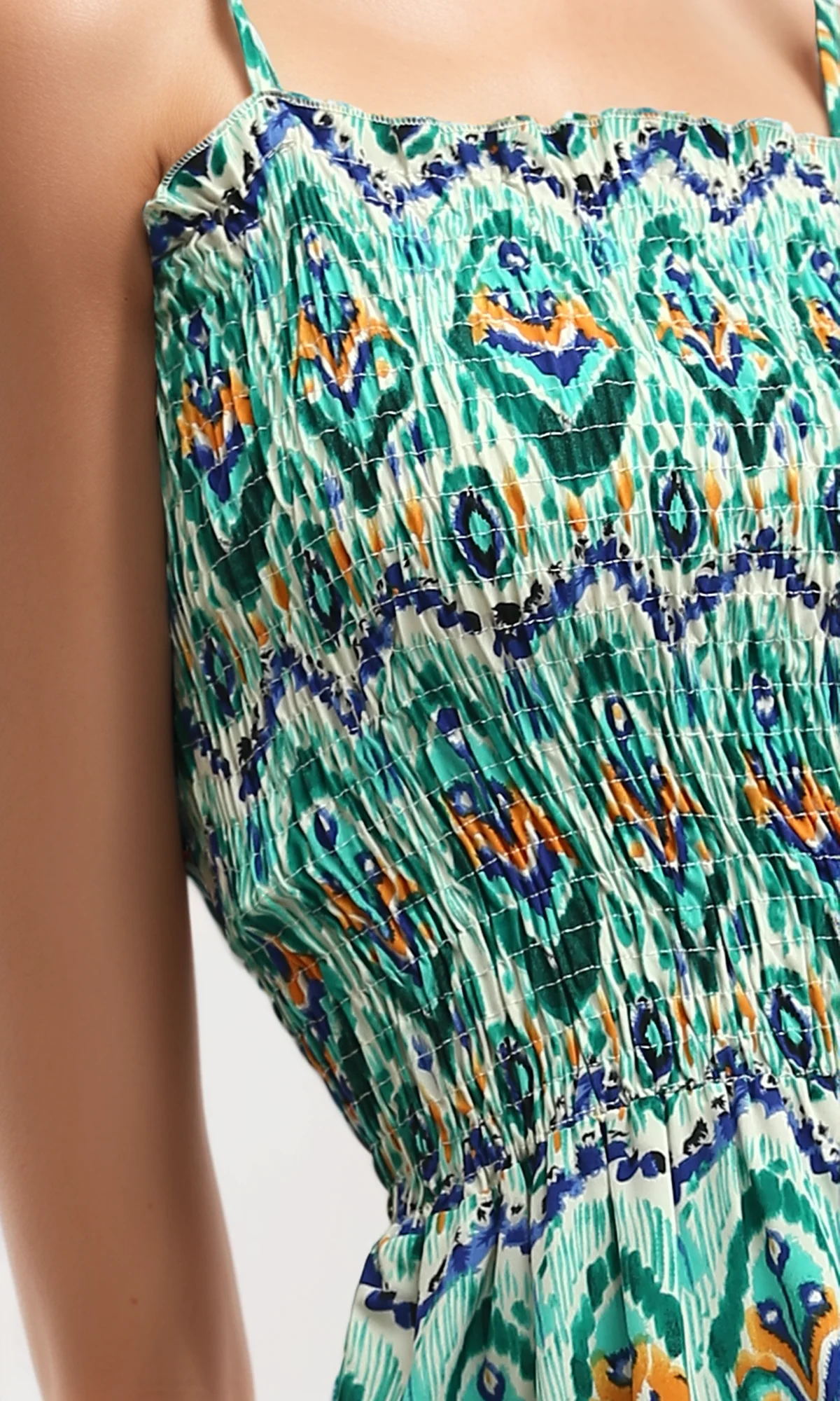 Ravin Modern Boho Smocked Tiered Maxi Dress - O192255 - Image 3