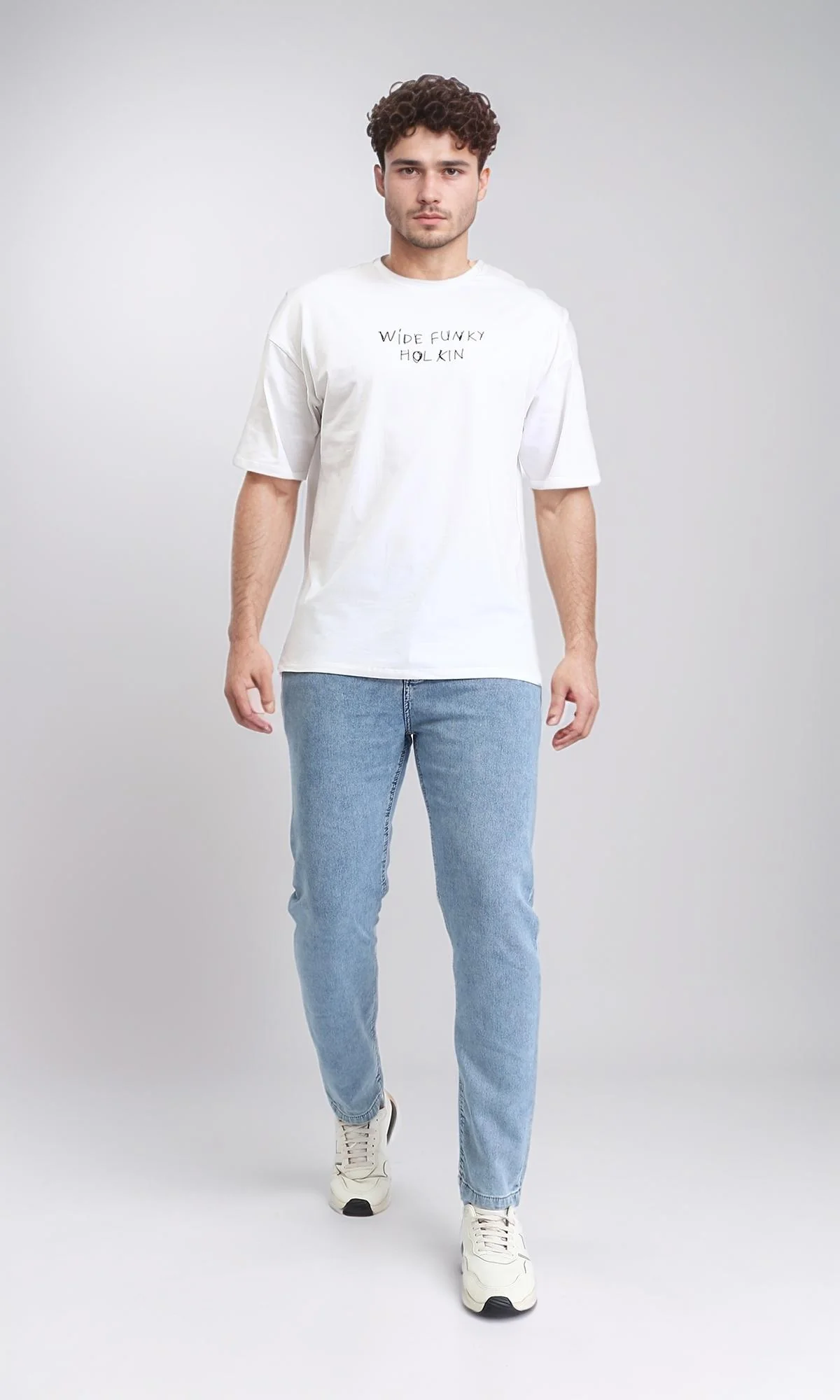 O192888 - Regular Fit Casual Jeans - Light Blue - Image 4