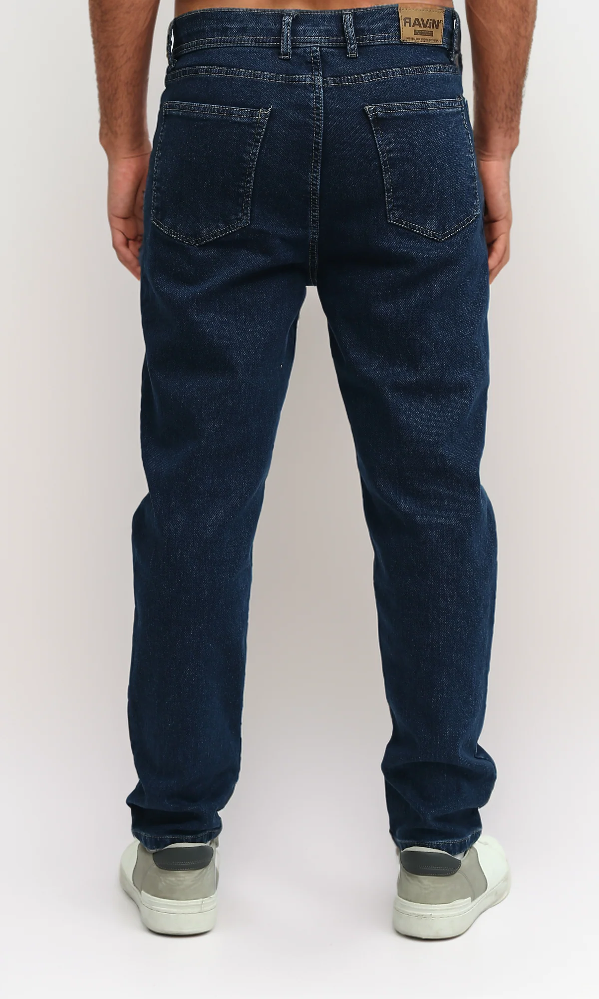 O192890 Slim Comfort Fit Normal Waist Narrow Leg - Dark Jeans Blue - Image 3