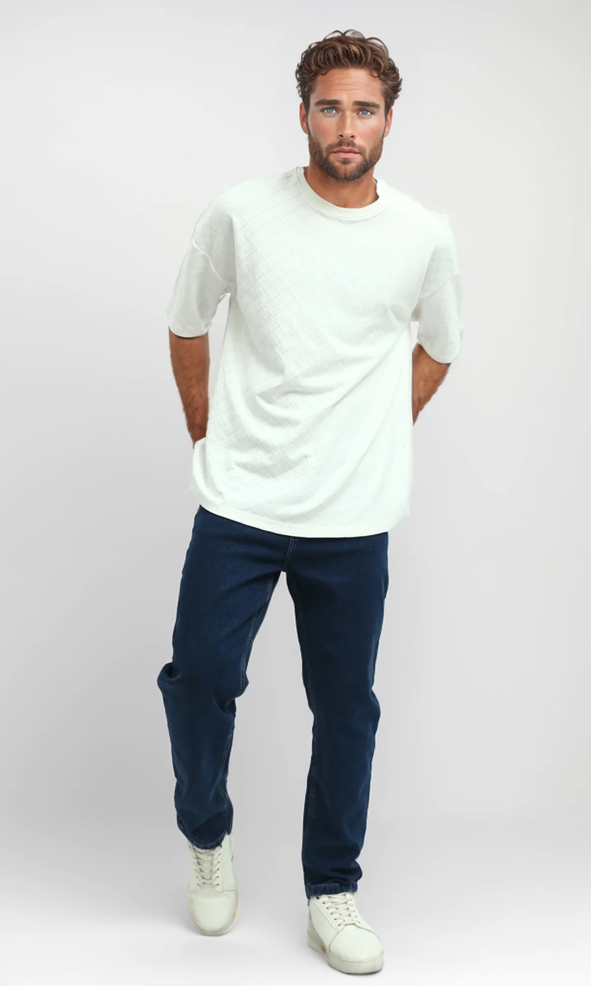 O192890 Slim Comfort Fit Normal Waist Narrow Leg - Dark Jeans Blue - Image 6