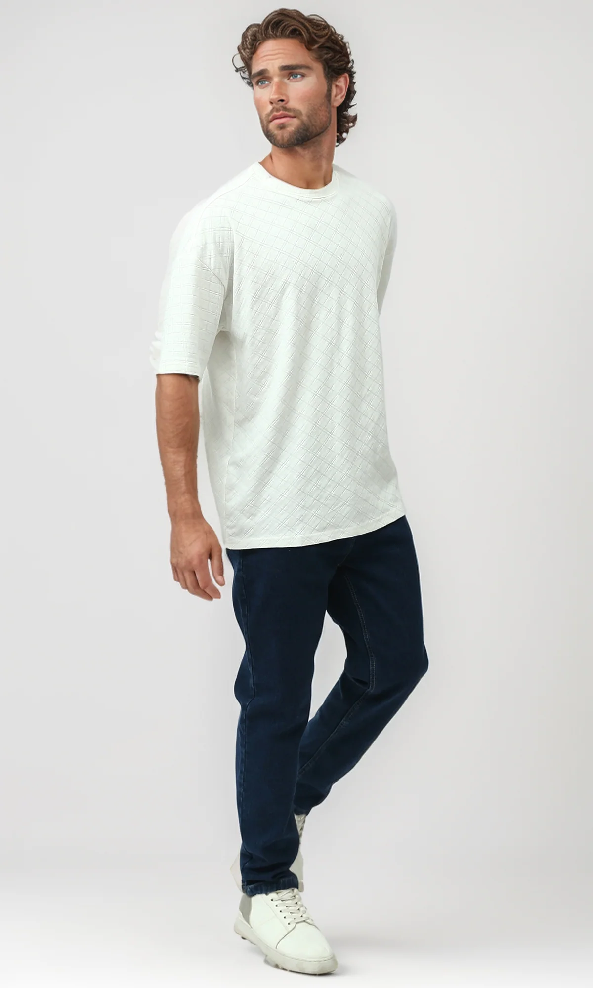 O192890 Slim Comfort Fit Normal Waist Narrow Leg - Dark Jeans Blue - Image 7