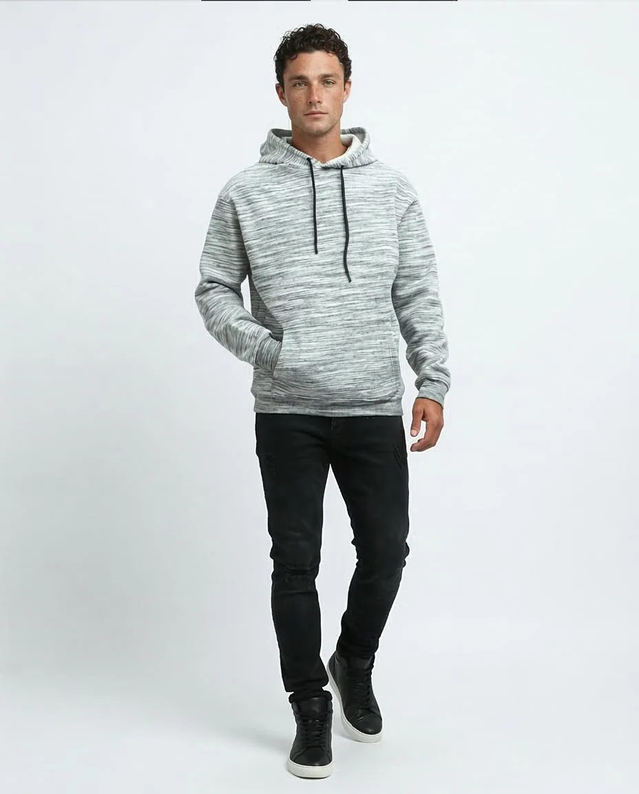 Ravin Men's Melange Knit Fleece Hoodie - o197299 - Image 5