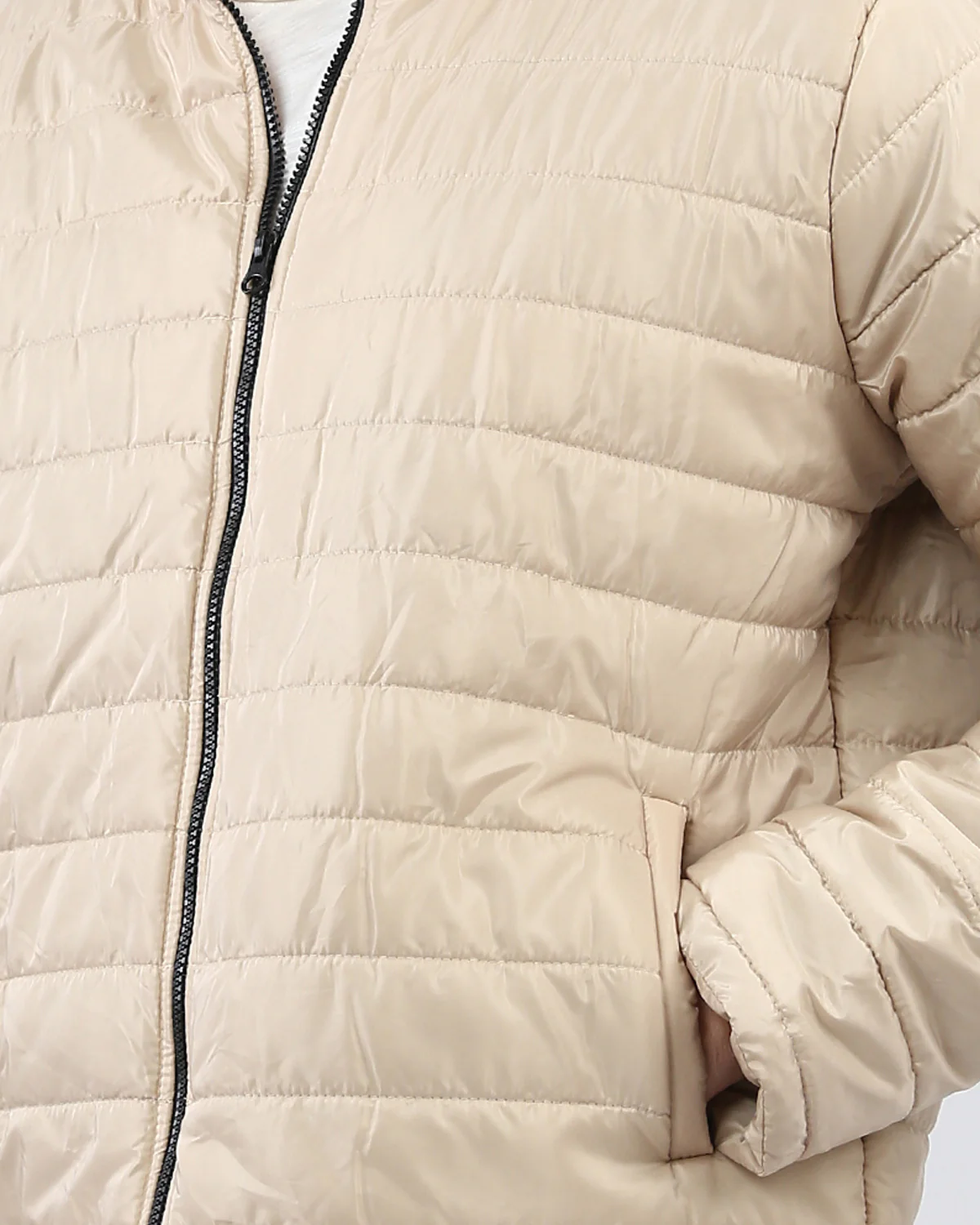 Ravin Men's Lightweight Quilted Puffer Jacket - Beige - O197503 - Image 4
