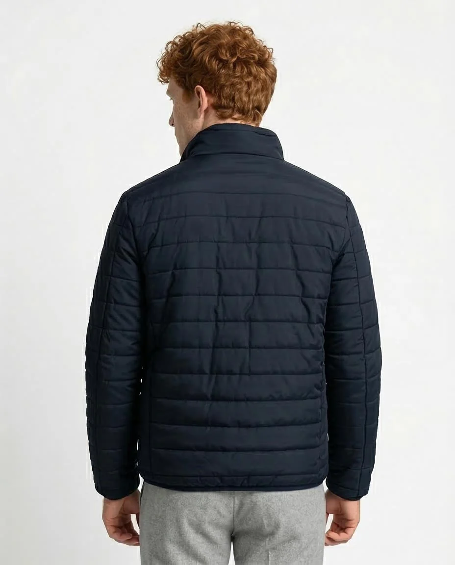 Ravin Men's Reversible Quilted Puffer Jacket - Navy - O197507 - Image 2