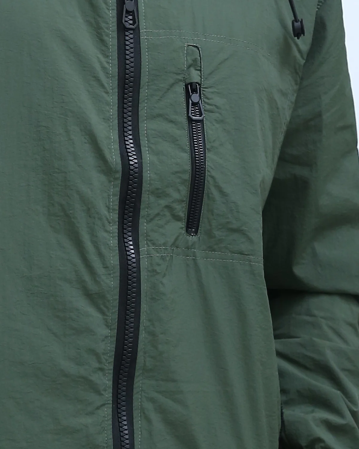 Ravin | Men's Lightweight Hooded Tech Windbreaker – Forest Green - O197938 - Image 4