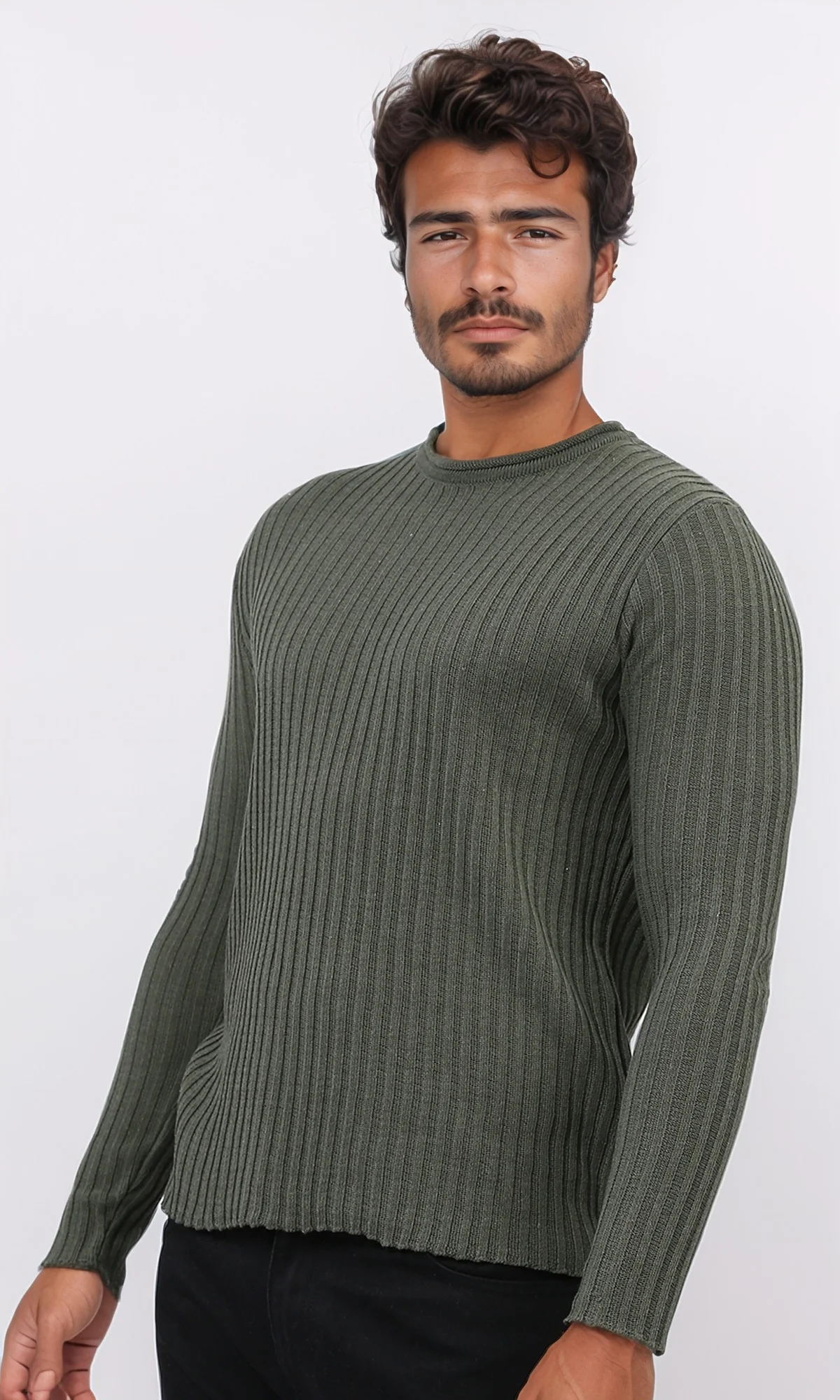O198291-W24M038-TRICOT -KHAKI (MPL) - Image 2