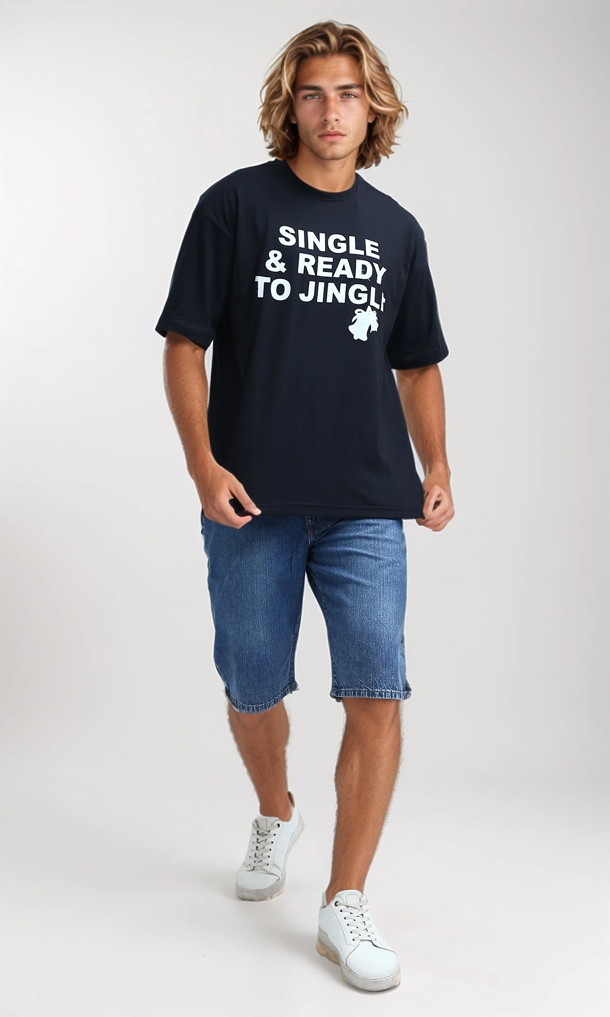 O198310 - Regular Fit Slip On Black Printed Tee - Image 6