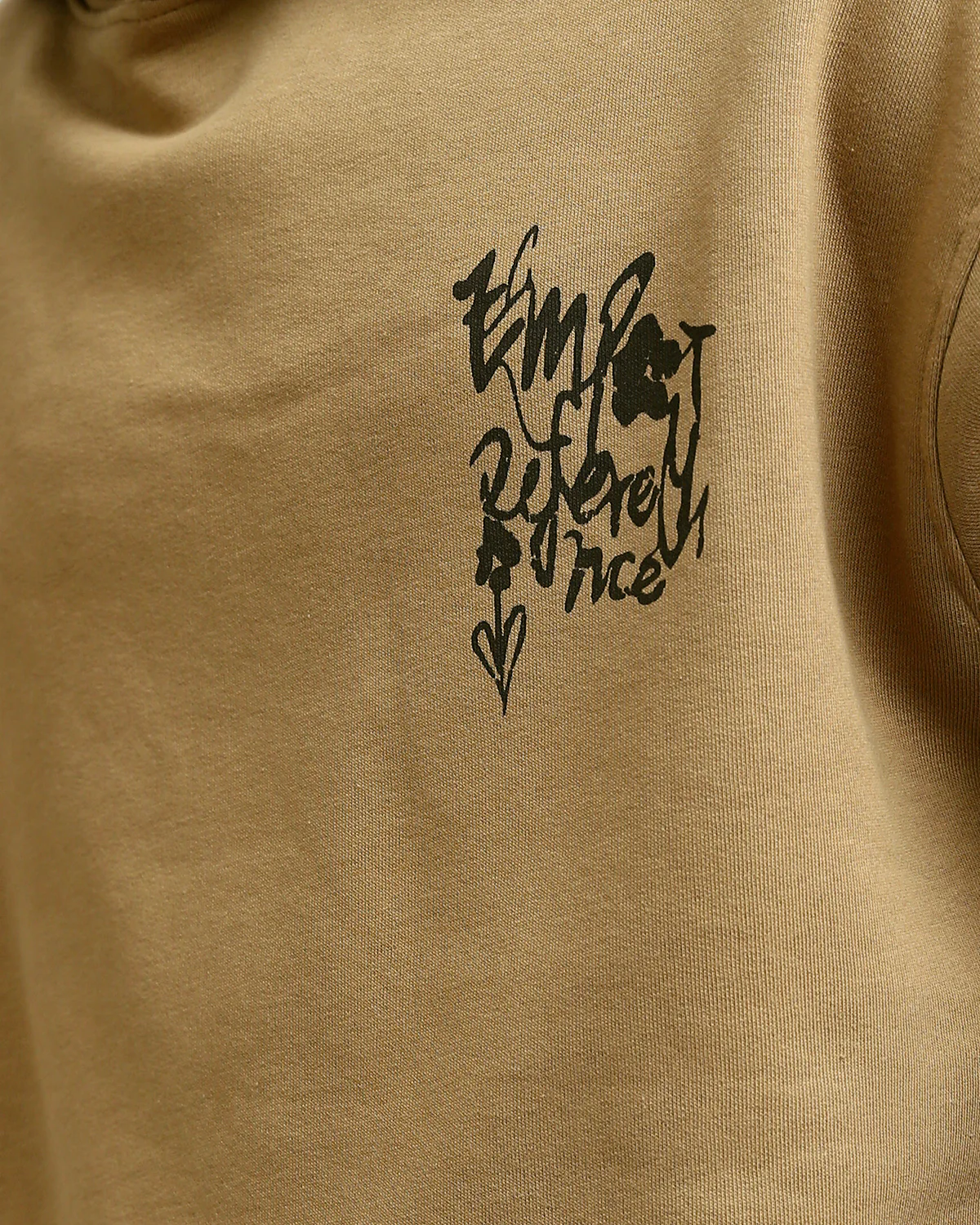 Ravin Men’s Sand Graffiti Graphic Oversized Hoodie – "Impact Reference" Collection - o199181 - Image 4