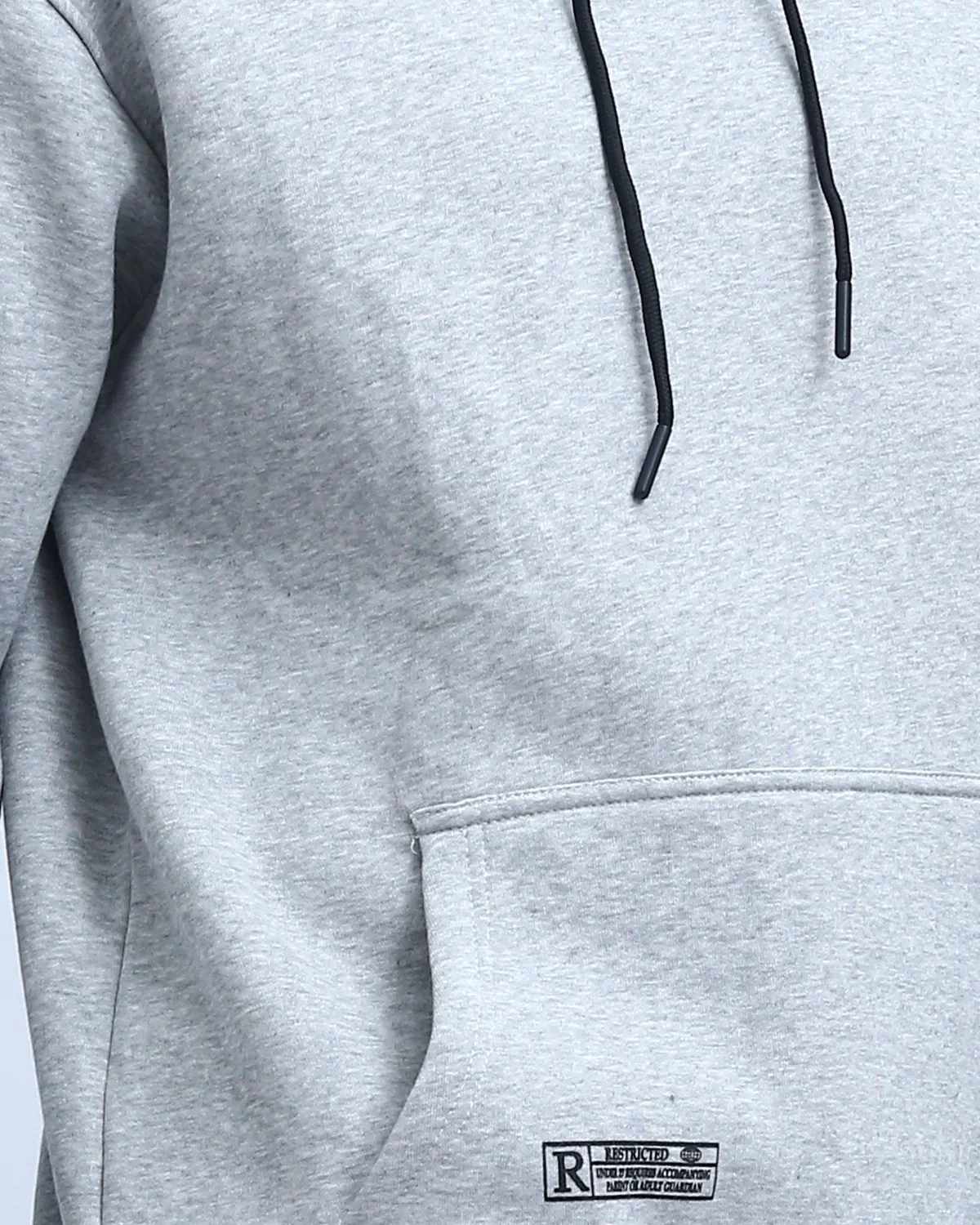 Ravin x Kittlwear Men’s "Eternals" Floral Graphic Hoodie - Heather Grey - O199369 - Image 4