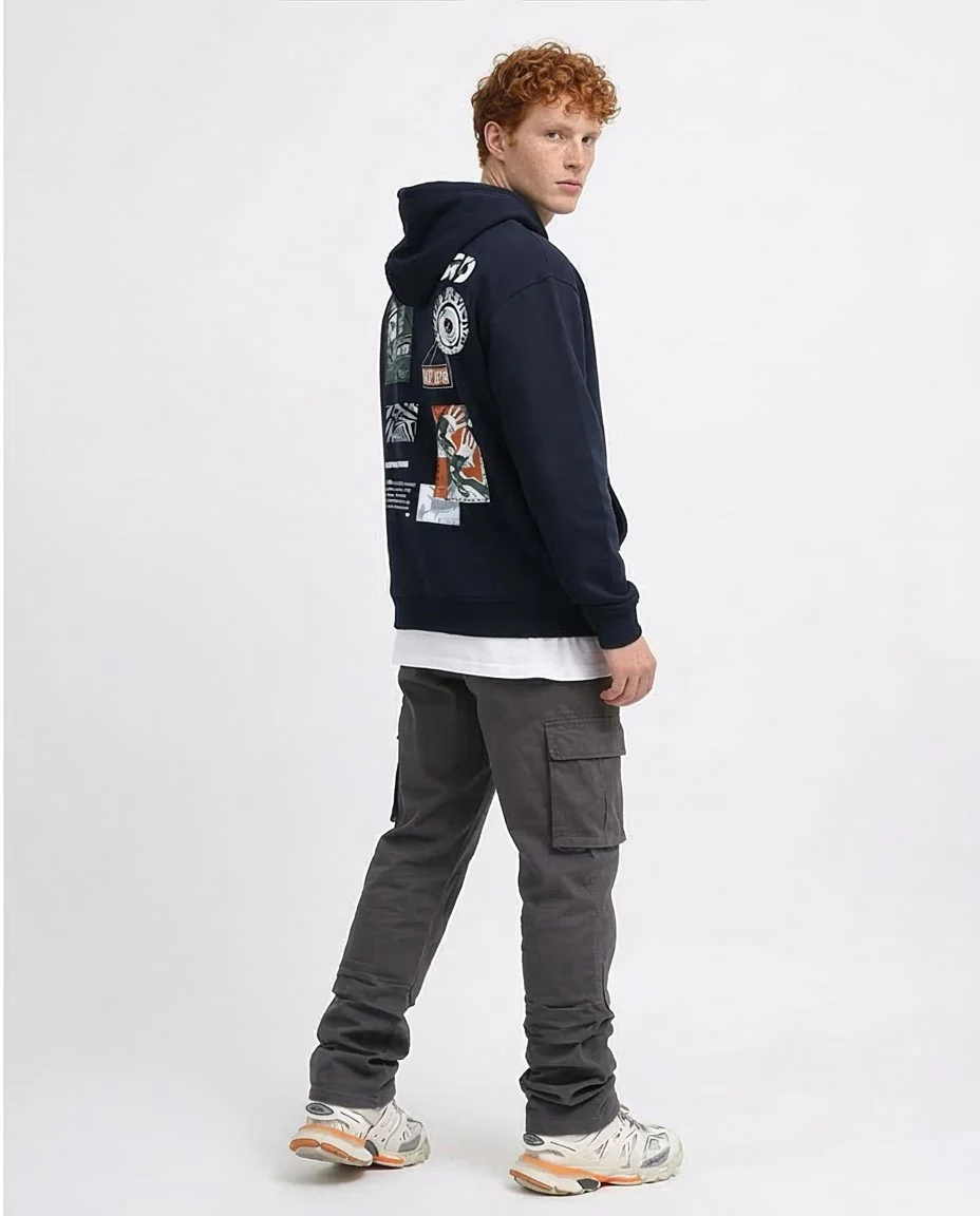 Ravin | Men's "Vision" Multi-Graphic Oversized Streetwear Hoodie - o199375 - Image 5