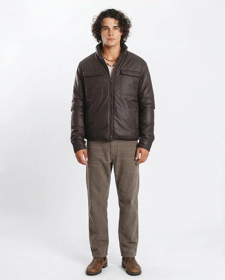 Ravin Men's Padded Utility Jacket in Black - O199929 - Image 3