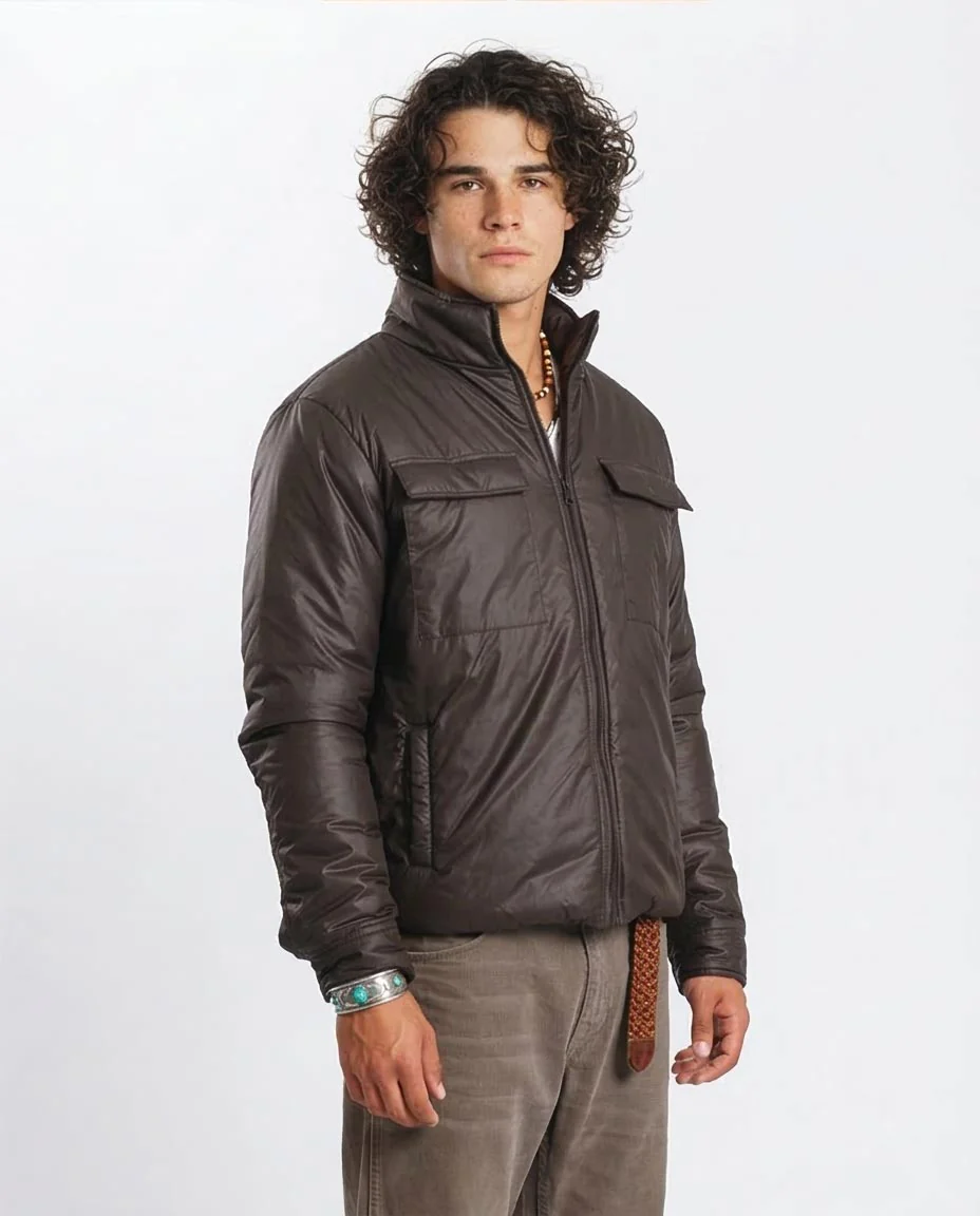 Ravin Men's Padded Utility Jacket in Black - O199929 - Image 5