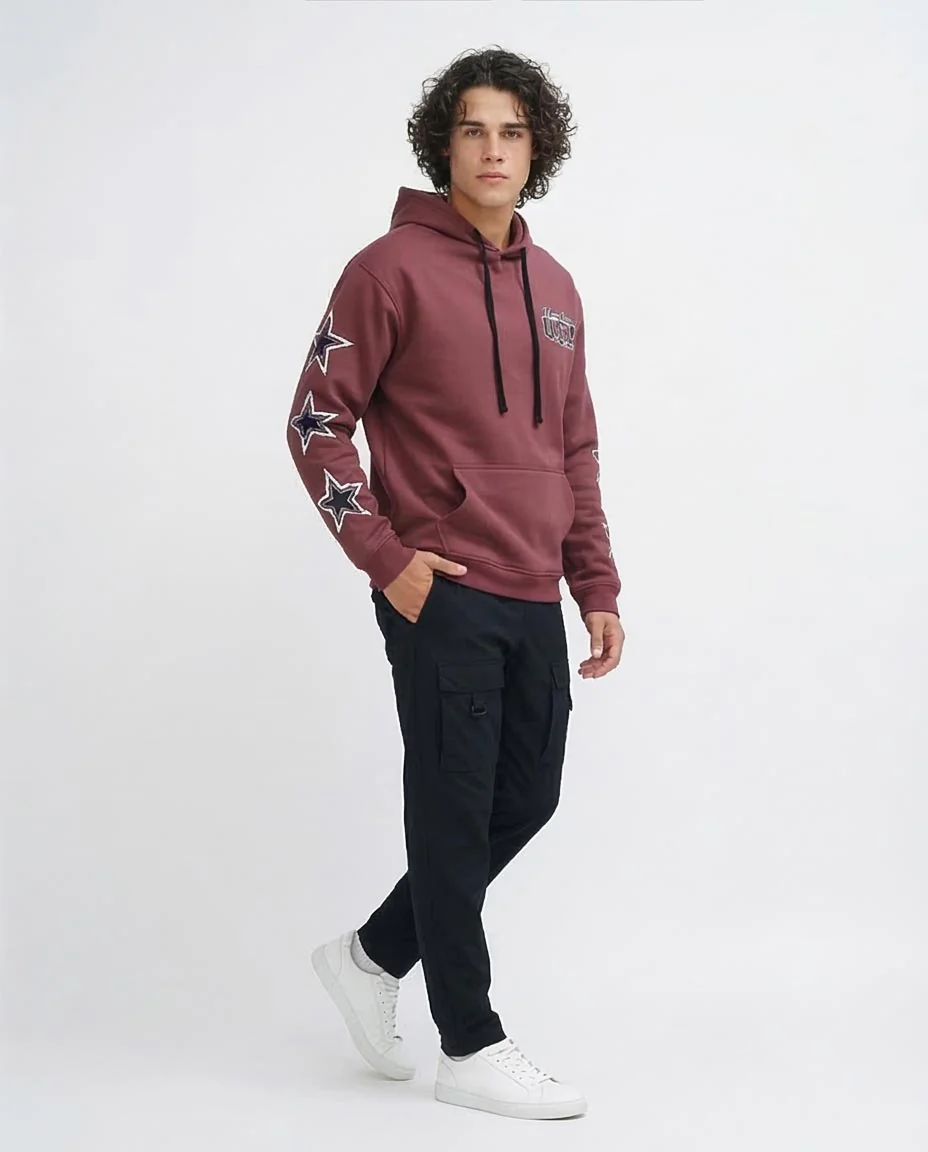 Ravin Men's Collegiate "USA 85" Graphic Hoodie – Maroon Heritage Edition - O200900 - Image 5