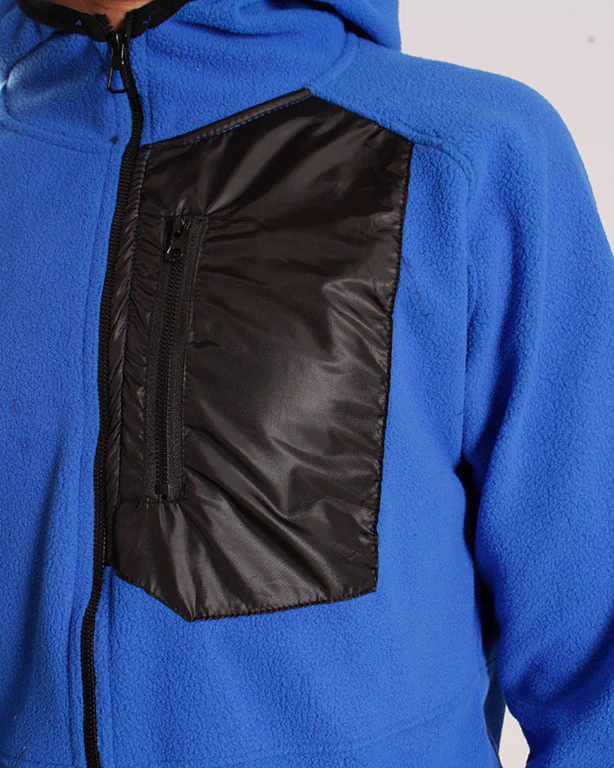 Ravin Men's Tech-Fleece Zip-Up Hoodie – Cobalt Blue - o201220 - Image 4