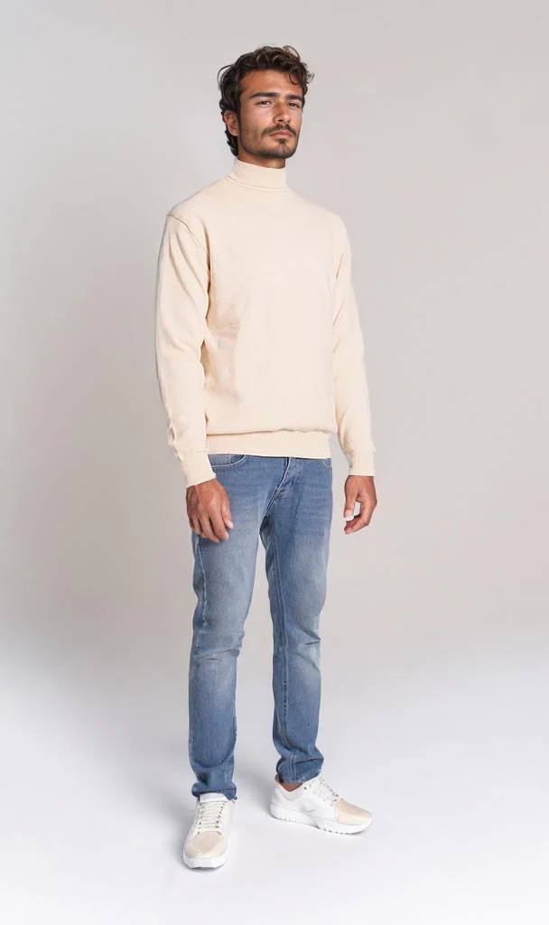 o201263-TURTLENECK SWEATER - CREAM - Image 4