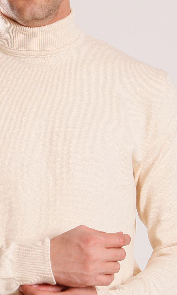 o201263-TURTLENECK SWEATER - CREAM - Image 5