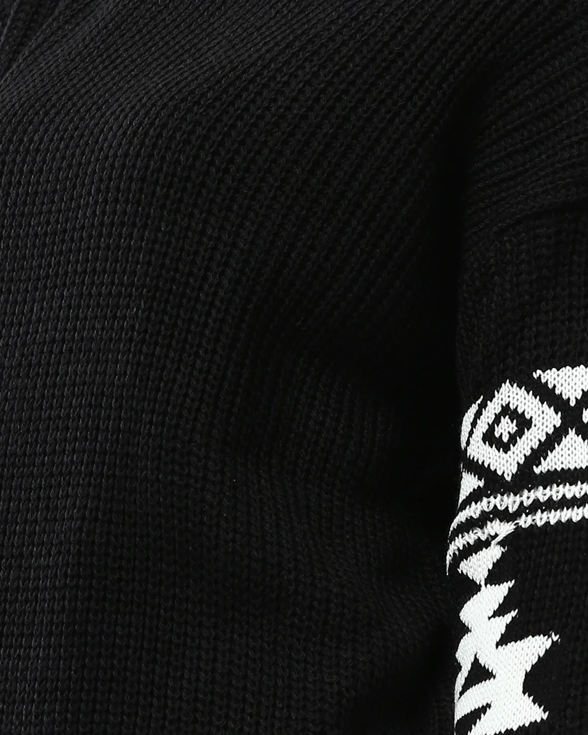 Ravin Women’s Aztec-Sleeve Ribbed Mock Neck Sweater - Black - O201330 - Image 4