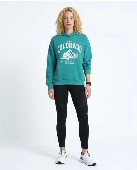 Ravin Women's Colorado Graphic Hoodie – Teal - O202175 - Image 4