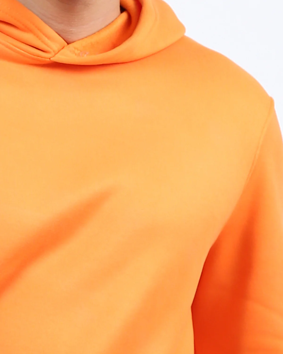 Ravin Men's Scuba Knit Street Hoodie – Vibrant Orange - O202346 - Image 4