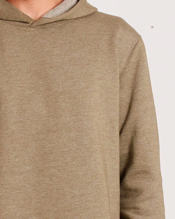 Ravin | Men’s Essential Raw-Edge Hoodie – Toffee Heather - O202944 - Image 4