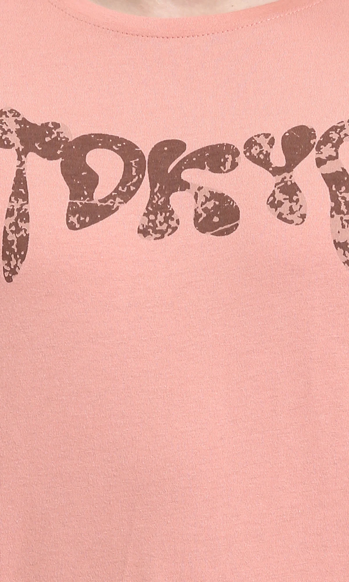 O203077 - Crew Neck Printed Cotton Tee - Dark Simon - Image 3