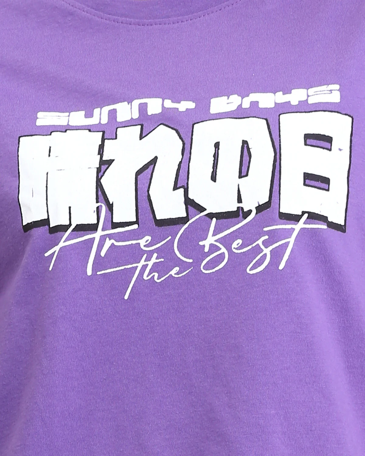 Ravin Women's Oversized Manga Graphic T-Shirt - Purple - O203158 - Image 4