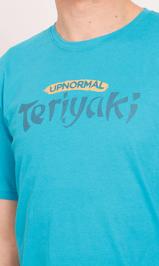 O203309 - Ramen Bowl Graphic T-Shirt – Teal Blue - Image 3