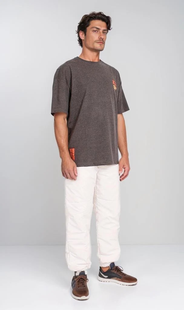 R204518 - Japanese Art Graphic T-Shirt – Charcoal Grey - Image 5
