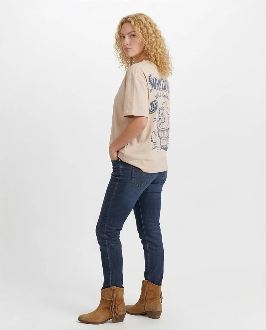 Ravin Summer ’81 Graphic Oversized T-Shirt - R204527 - Image 5