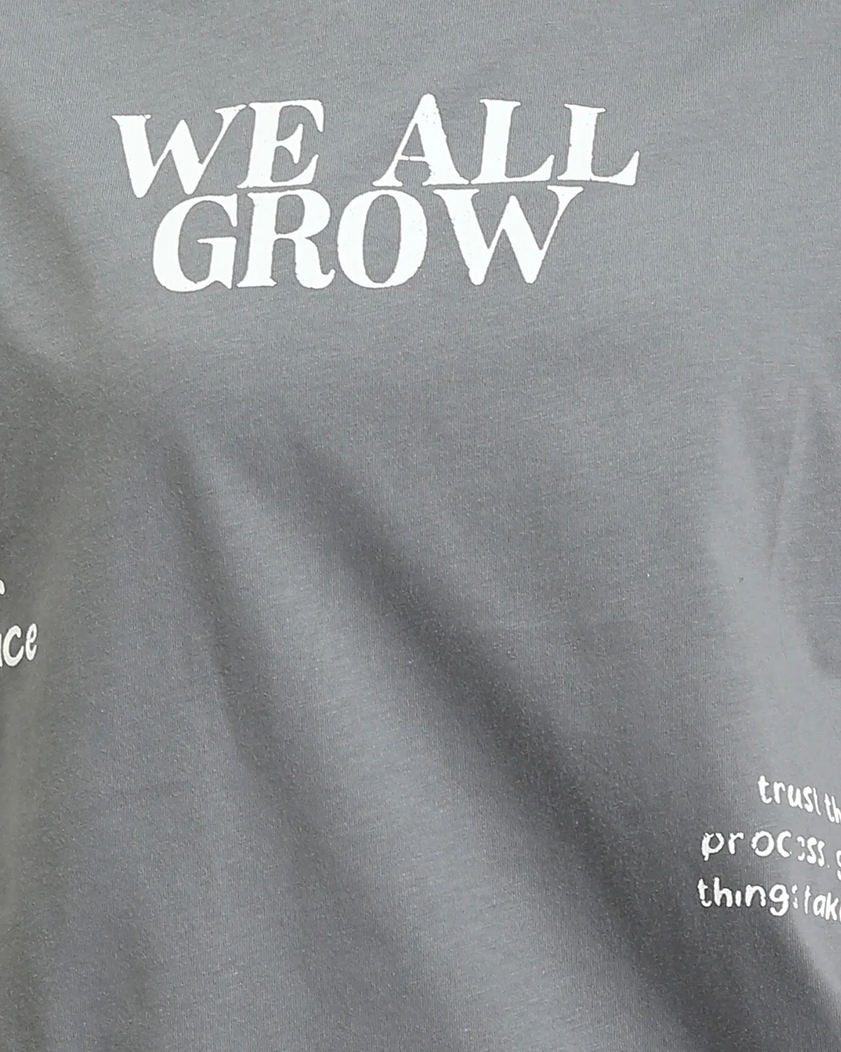 Ravin | "We All Grow" Oversized Graphic T-Shirt – Slate Grey - R204528 - Image 4