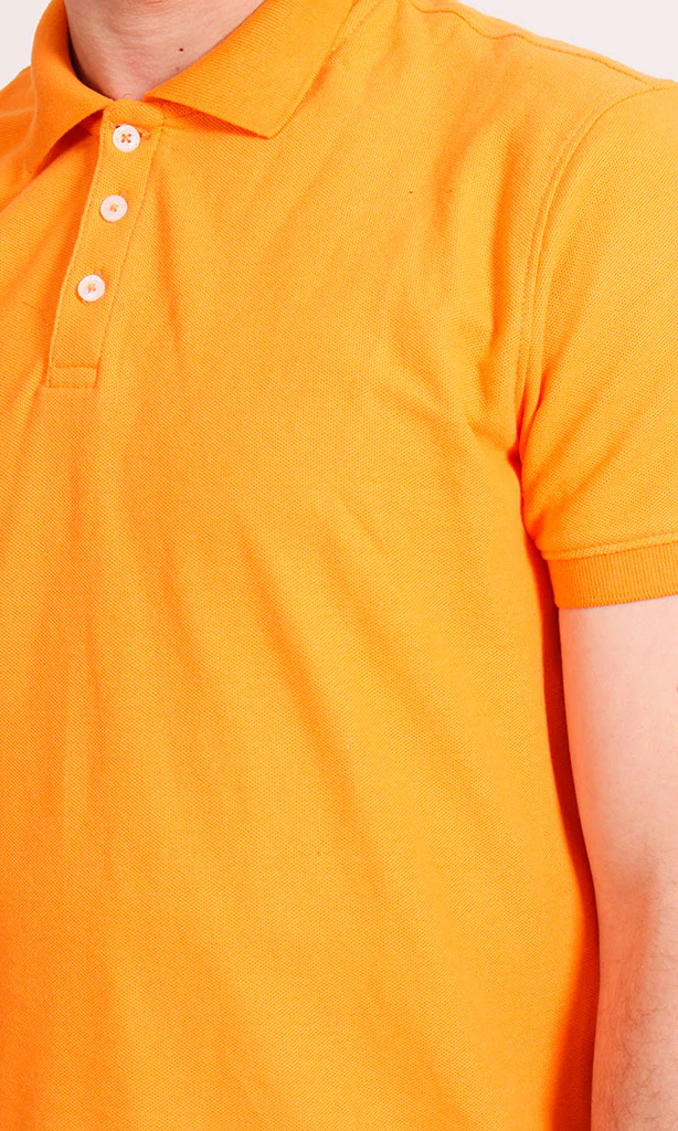R204667 - Pique Polo Shirt - Bright Orange - Image 3