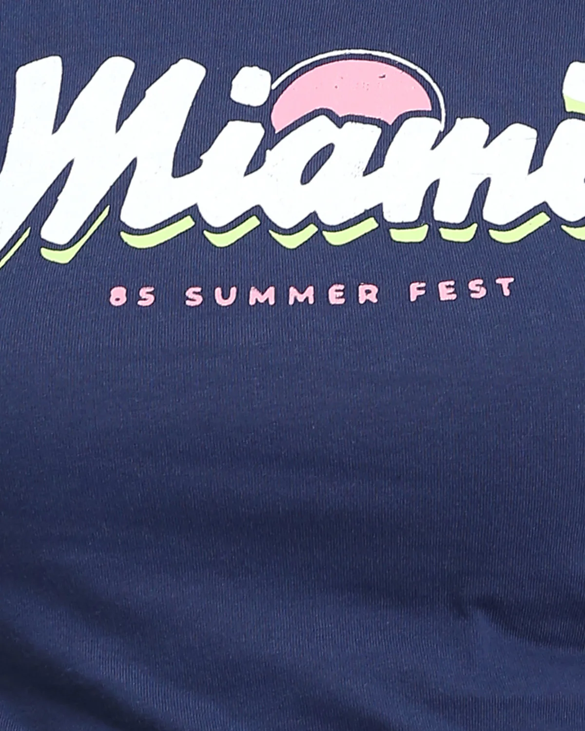 Ravin Women's Miami Summer Fest Graphic T-Shirt - Navy - R205862 - Image 4