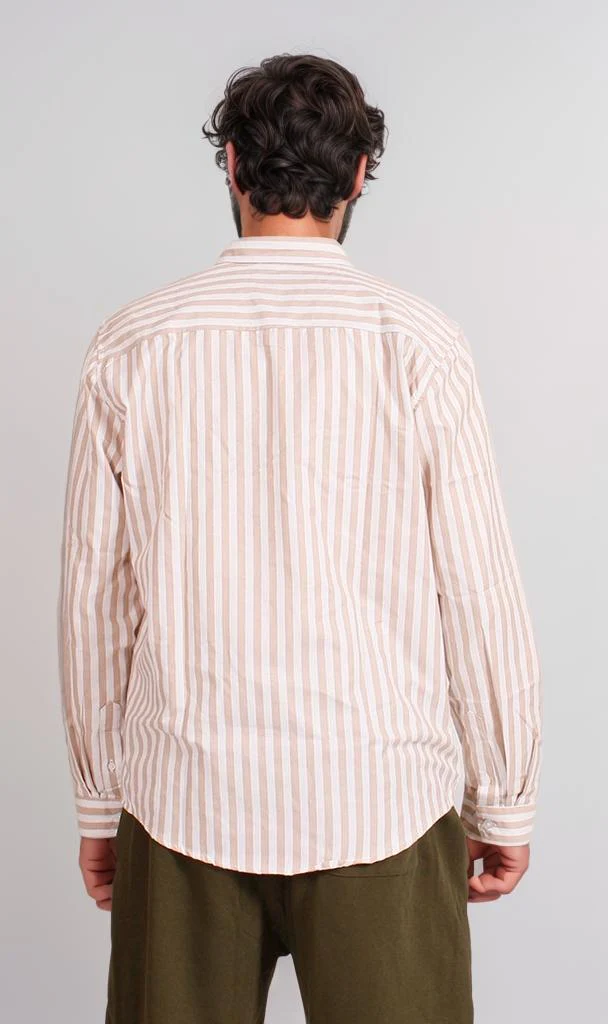R206384 - Striped Button-Up Shirt - Light Pink - Image 2