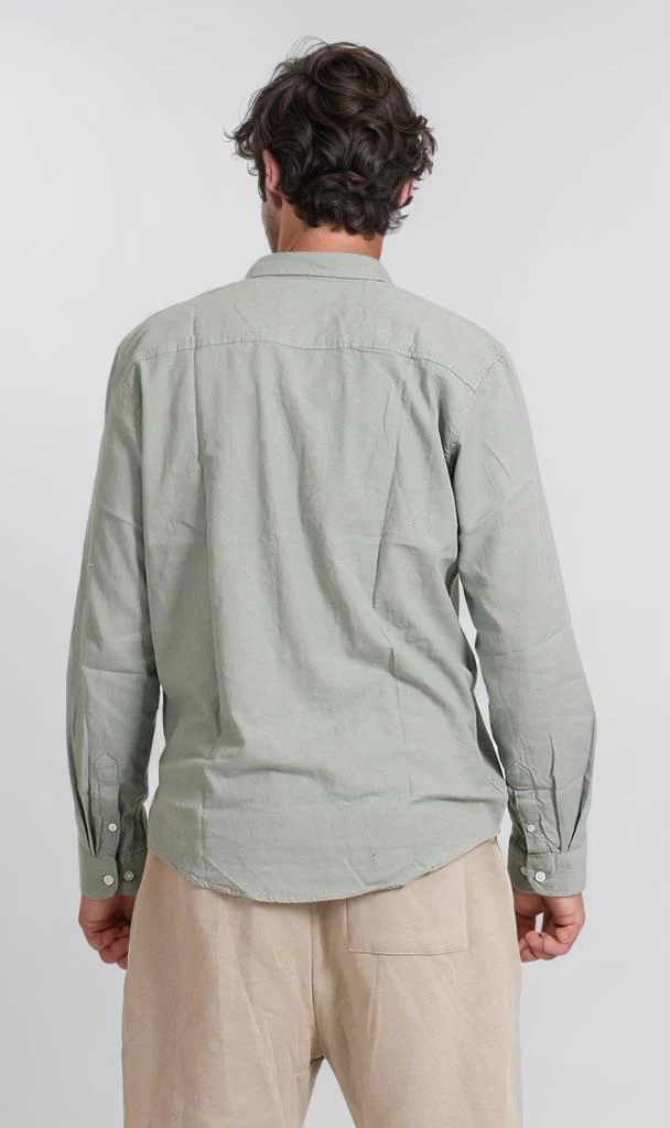 R206394 - Light Green Button-Up Shirt - Image 2