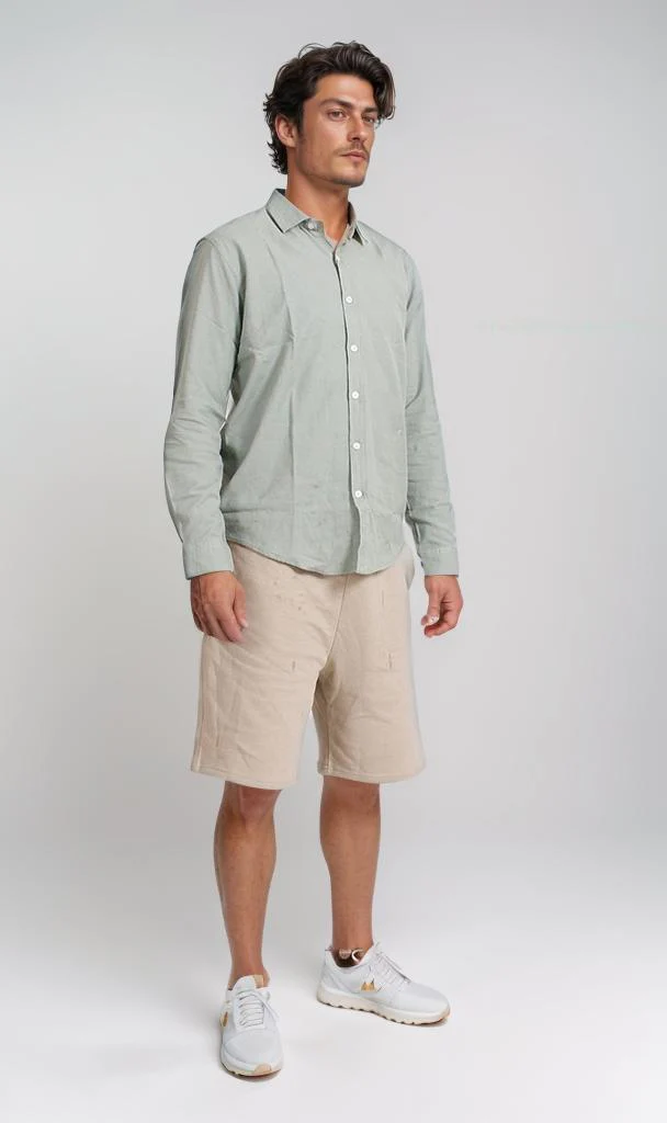 R206394 - Light Green Button-Up Shirt - Image 5