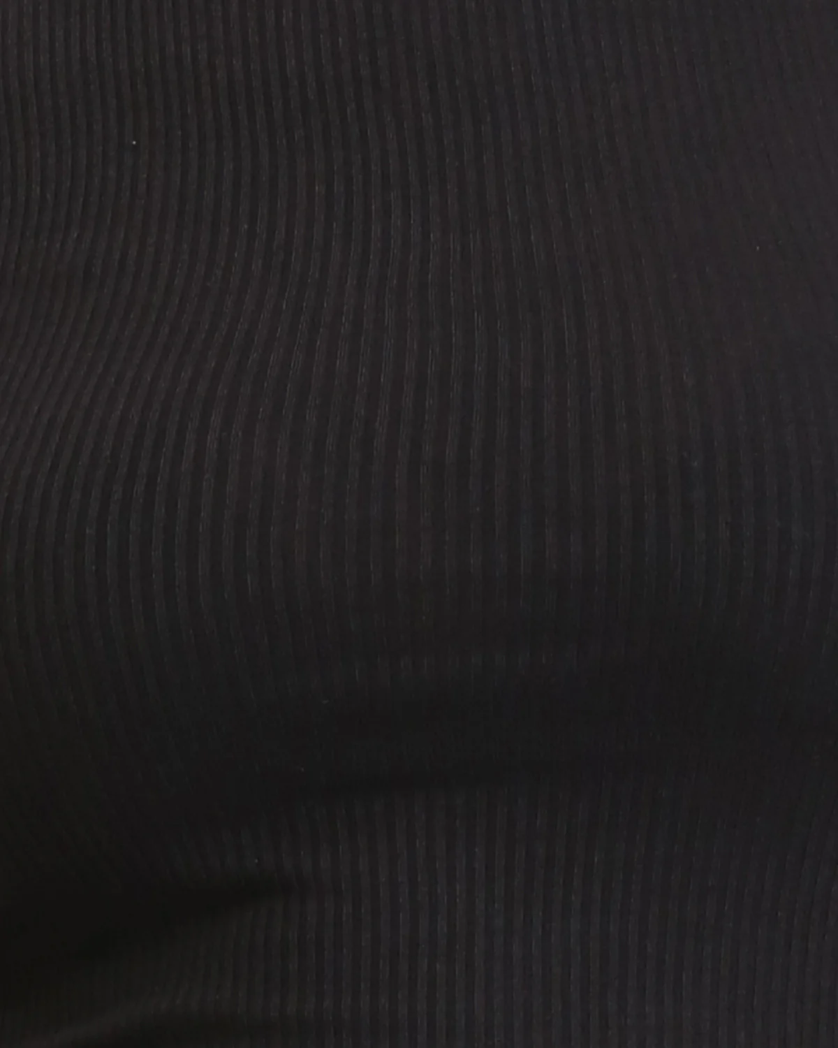 Ravin Women's Essential Ribbed Crew Neck Crop Top - Black - R206518 - Image 4