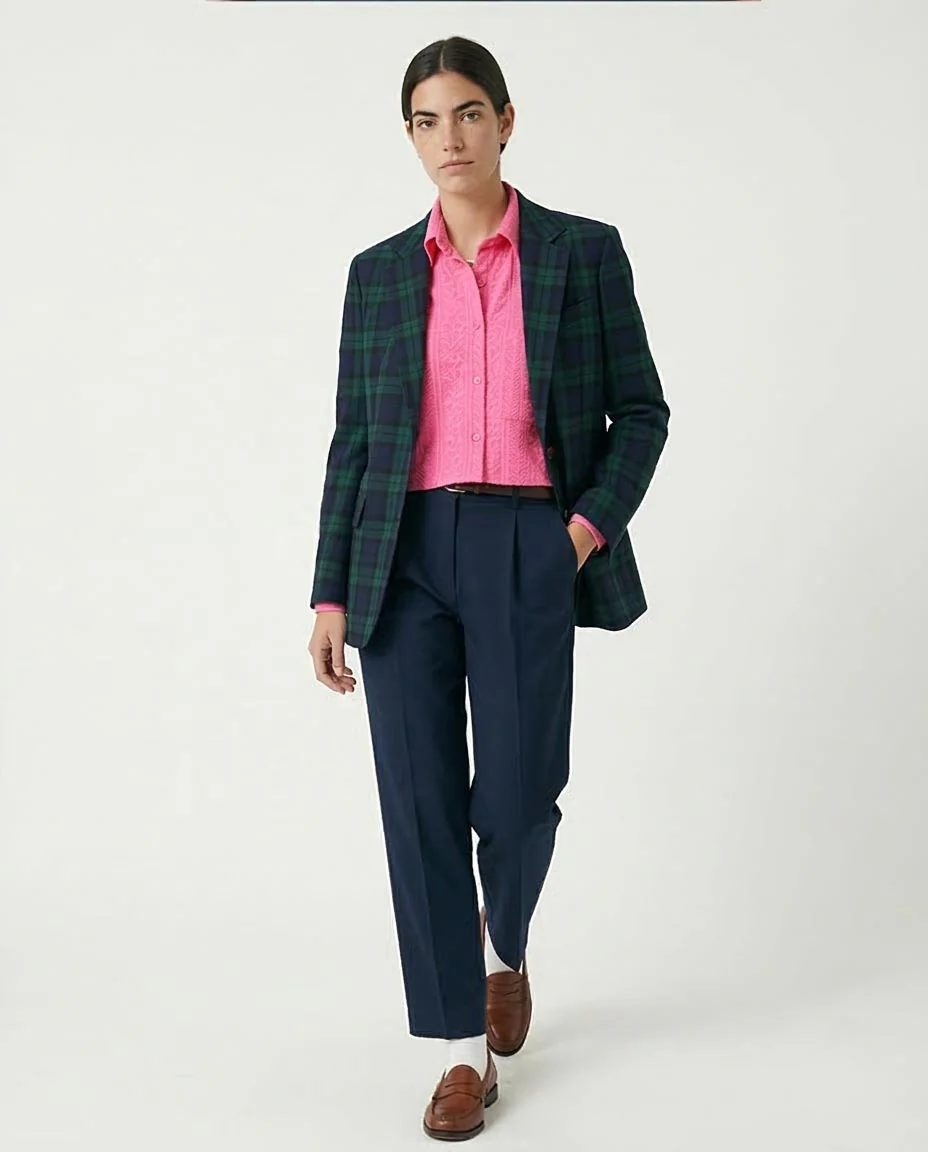 Ravin | Botanical Jacquard Cropped Utility Shirt - Pink - R206567 - Image 5
