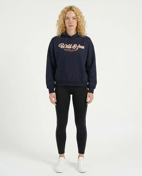 Ravin Women's "Wild & Free" Arizona Desert Graphic Hoodie – Navy Blue - R206859 - Image 4
