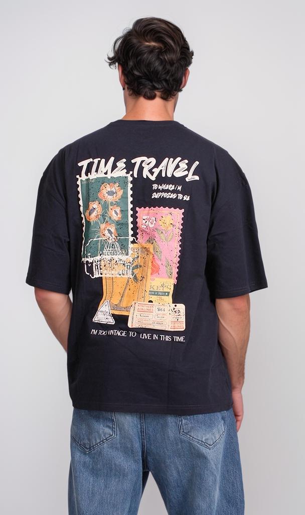 R207068 - Graphic Tee - Time Travel Design - Image 2