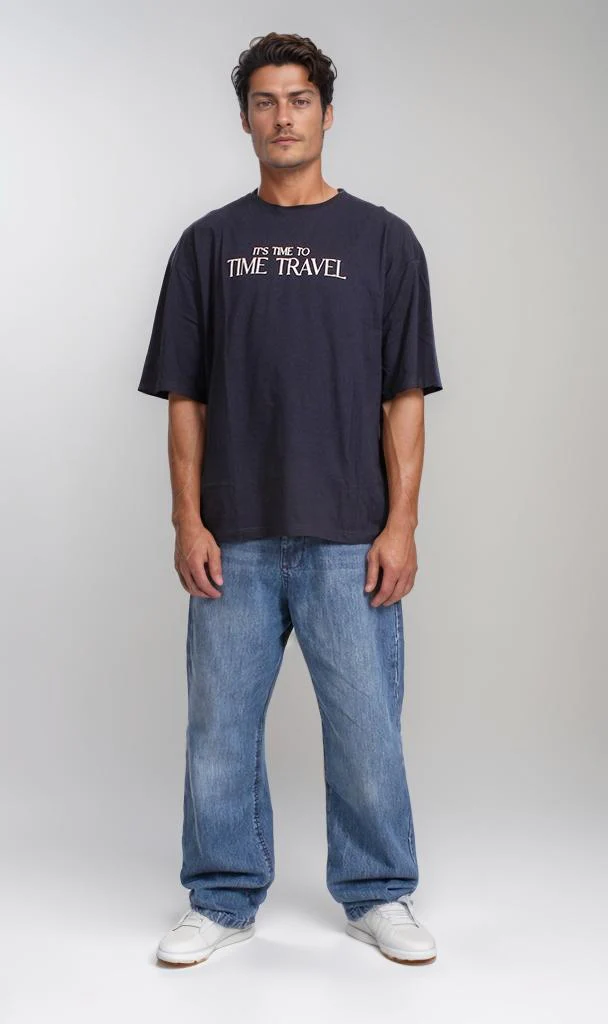 R207068 - Graphic Tee - Time Travel Design - Image 4